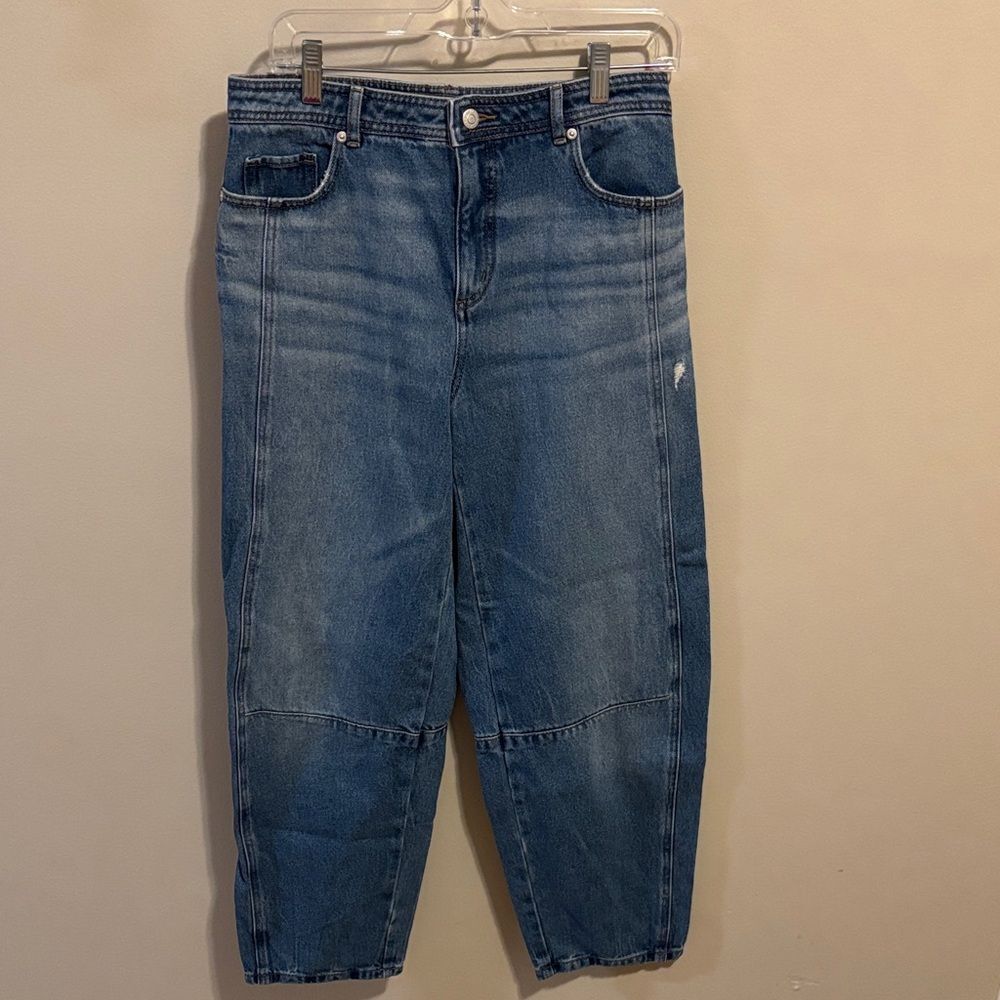 LOFT Cropped Ankle Jeans in Medium Blue Wash